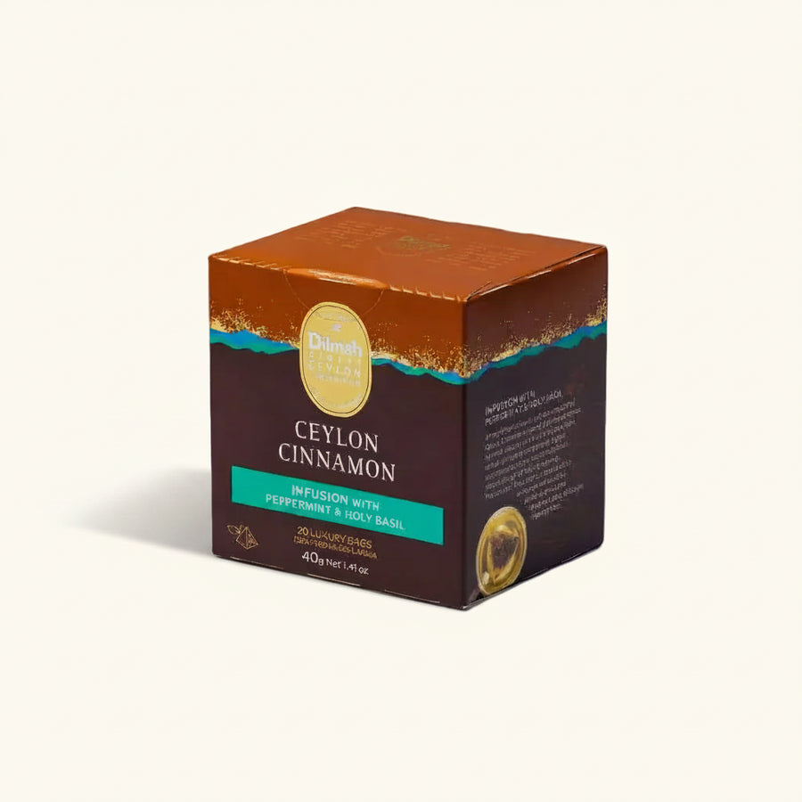 Ceylon Cinnamon Infusion with Peppermint & Holy Basil – 20 Luxury Bags