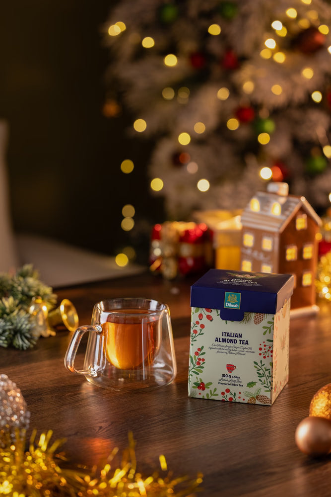 Italian Almond Christmas Flavoured Black Tea - Loose Leaf Tea 100g