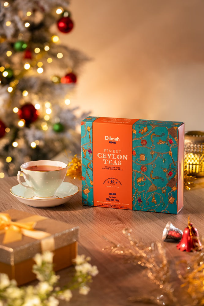 Dilmah Finest Ceylon Teas Variety Gift Pack-4x10 Individually Wrapped Tea Bags