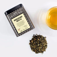 Dilmah Silver Jubilee Moroccan Mint Green Tea Tin Caddy – 100g Loose Leaf