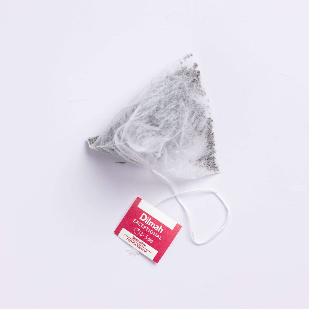 Exceptional Rose with French Vanilla Ceylon Black Tea-20 Luxury Leaf Tea Bags