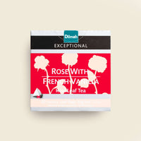 Exceptional Rose with French Vanilla Ceylon Black Tea-20 Luxury Leaf Tea Bags