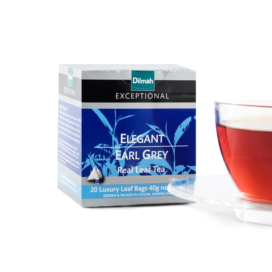 Dilmah Exceptional Elegant Earl Grey Ceylon Tea – 20 Luxury Bags