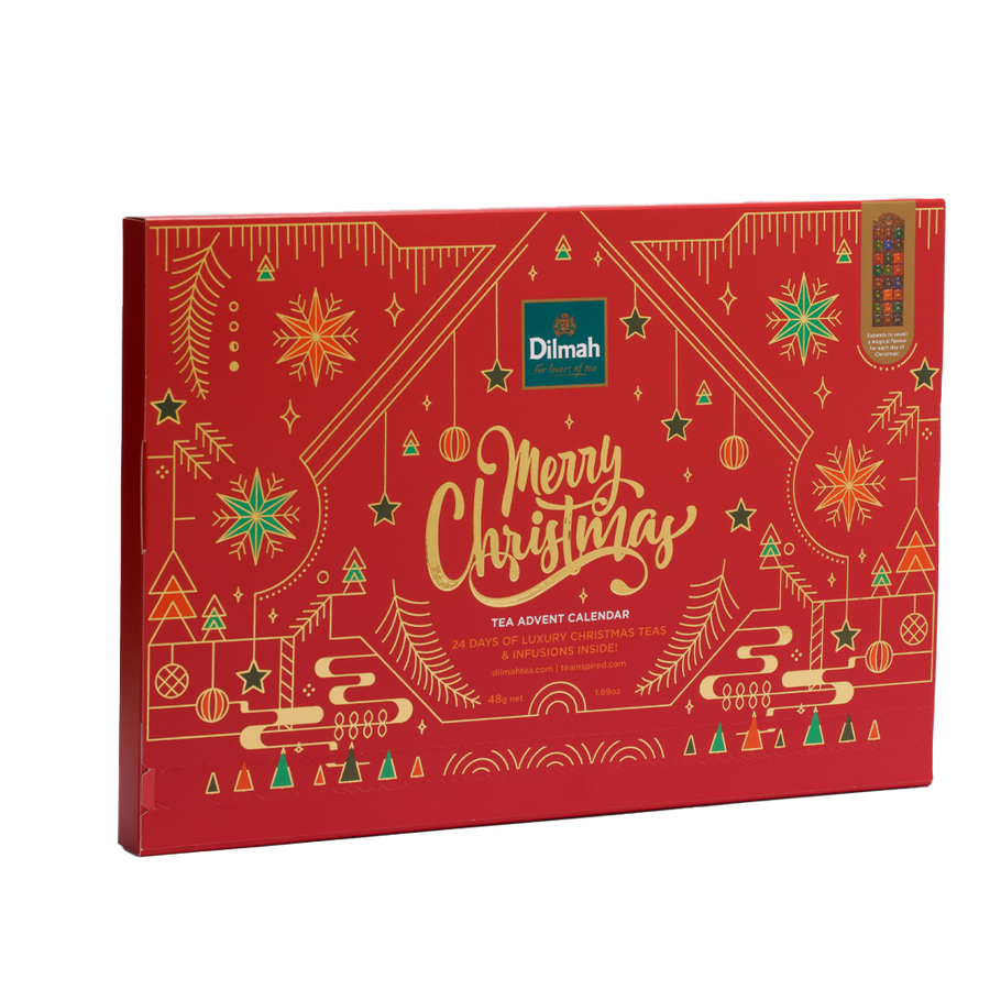 Christmas Tea Advent Calendar - 24 Individually Wrapped Luxury Tea Bags 48g