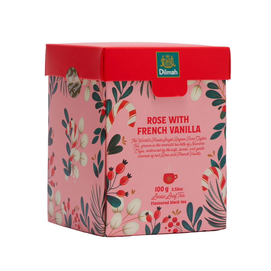 Christmas Tales Rose With French Vanilla Ceylon Black Tea-100g Loose Leaf