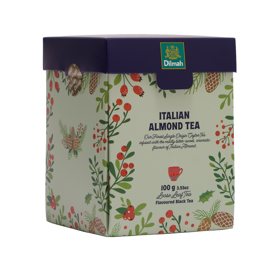 Italian Almond Christmas Flavoured Black Tea - Loose Leaf Tea 100g