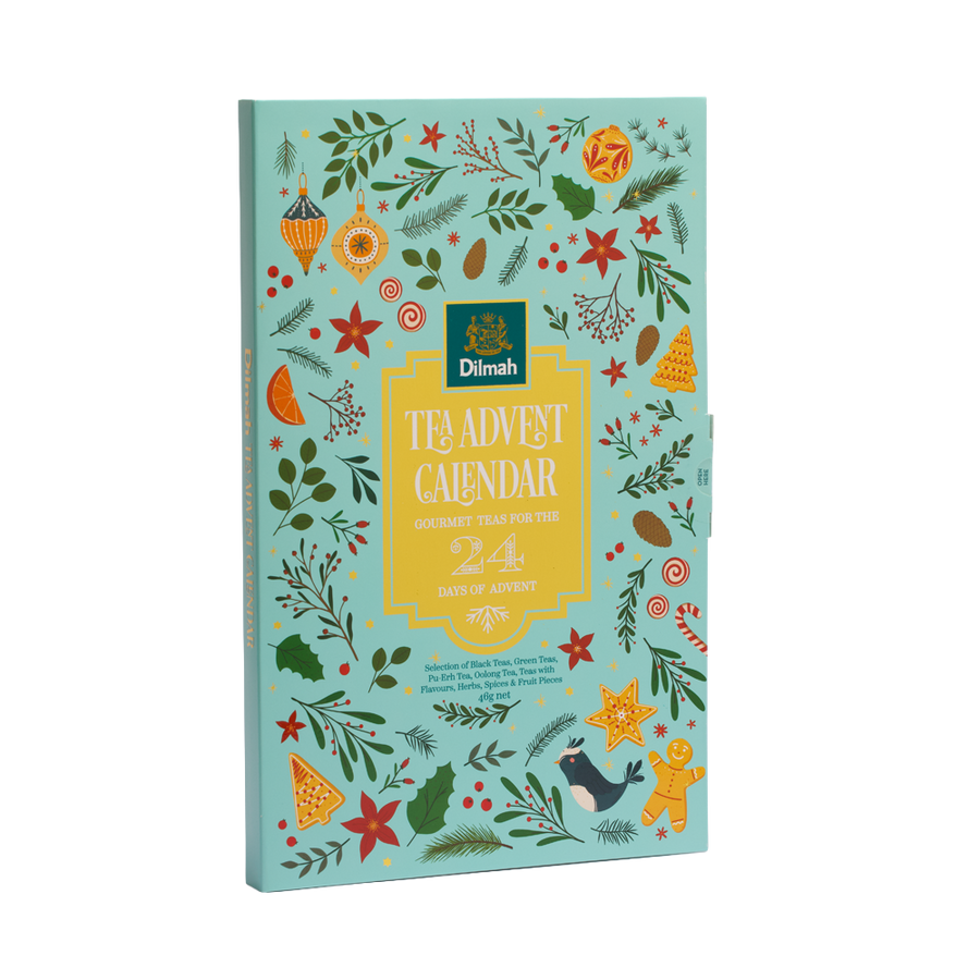 Christmas Tea Advent Calendar Gourmet Teas-24 Individually Wrapped Tea Bags