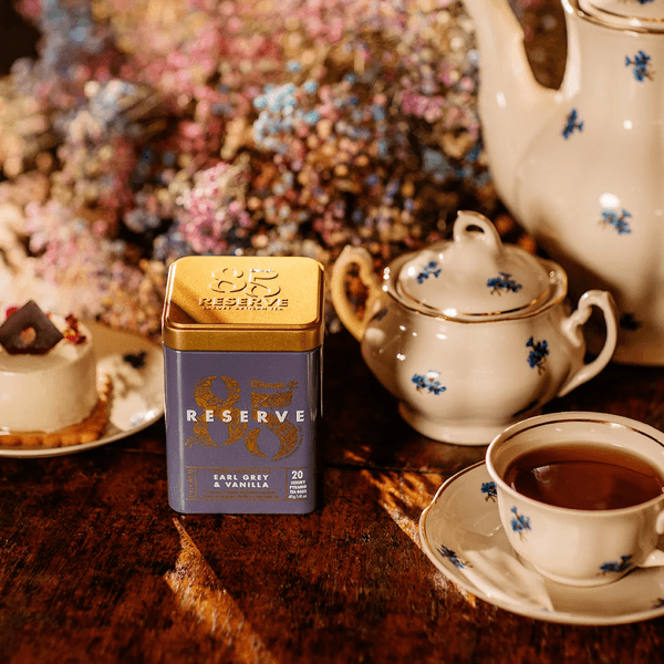 Dilmah 85 Reserve Earl Grey & Vanilla Ceylon Black Tea – 20 Luxury Leaf Bags