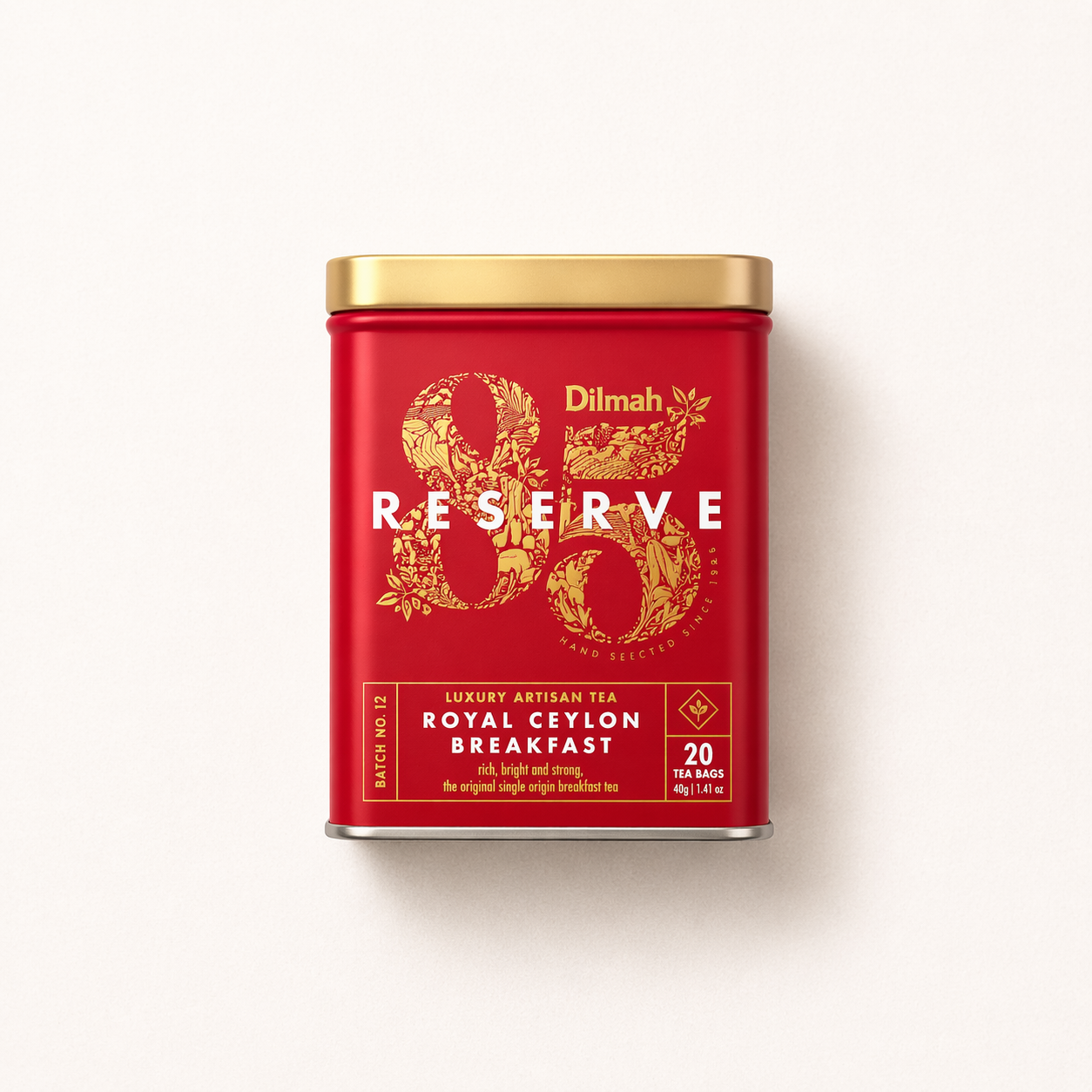 85 Reserve Royal Ceylon Breakfast Black Tea – 20 Luxury Bags