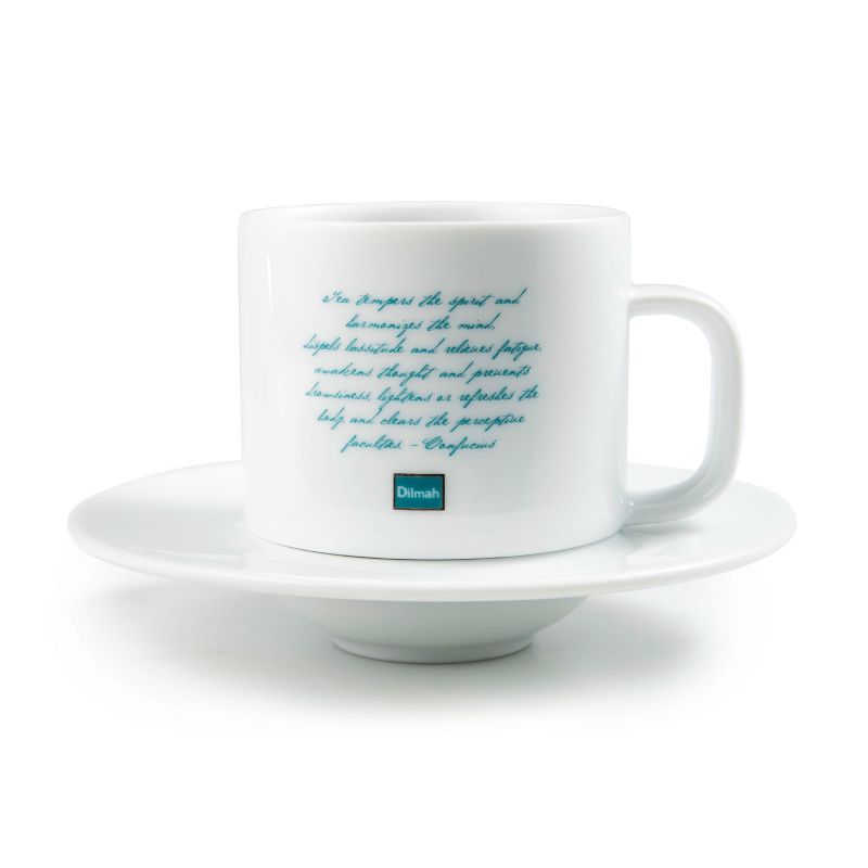 Craighead Porcelain Tea Mug and Saucer – 250ml