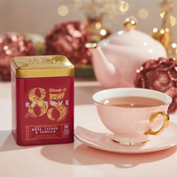 Dilmah 85 Reserve Rose, Lychee & Vanilla Ceylon Black Tea – 20 Luxury Leaf Bags