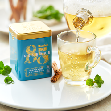Dilmah 85 Reserve Peppermint & Ceylon Cinnamon Herbal Infusion – 20 Luxury Bags