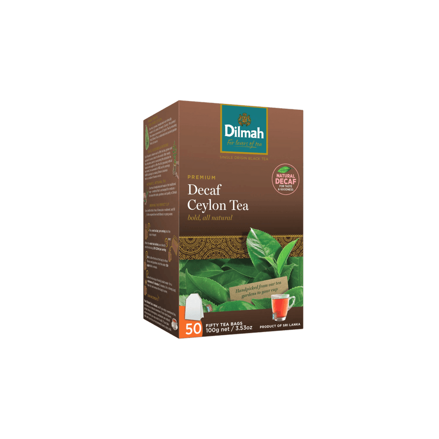 Dilmah Caffeine Free Premium Ceylon Black Tea – 50 Tea Bags