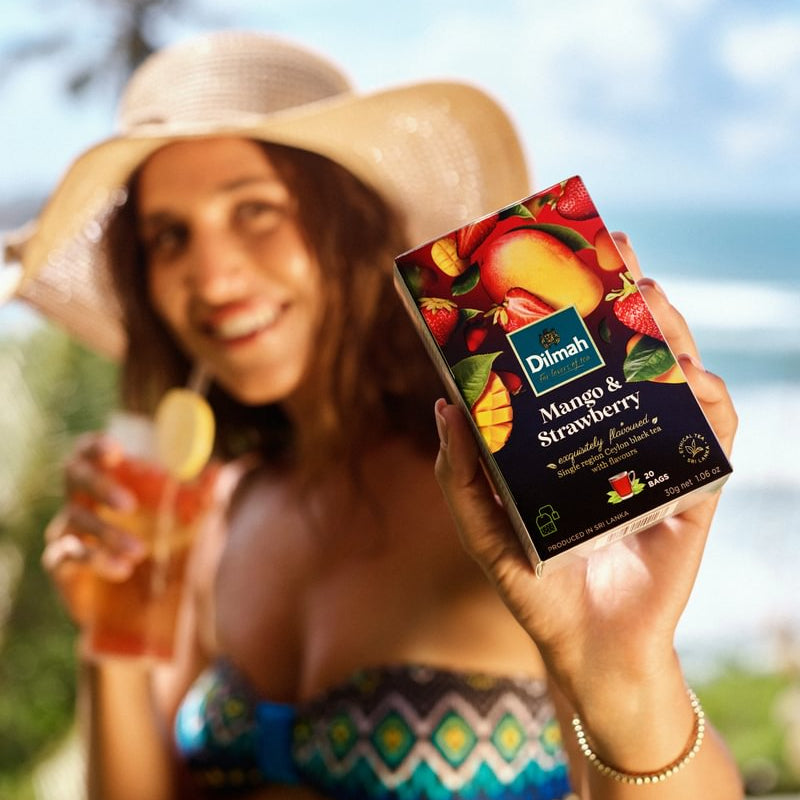 EFT Mango & Strawberry Ceylon Black Tea-20 Individually Wrapped Tea Bags