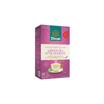 Ceylon Green Tea with Jasmine-20 Tea Bags with Tag