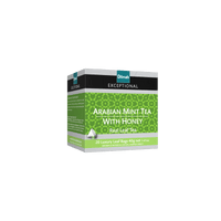 Exceptional Arabian Mint with Honey Ceylon Black Tea-20 Luxury Leaf Tea Bags
