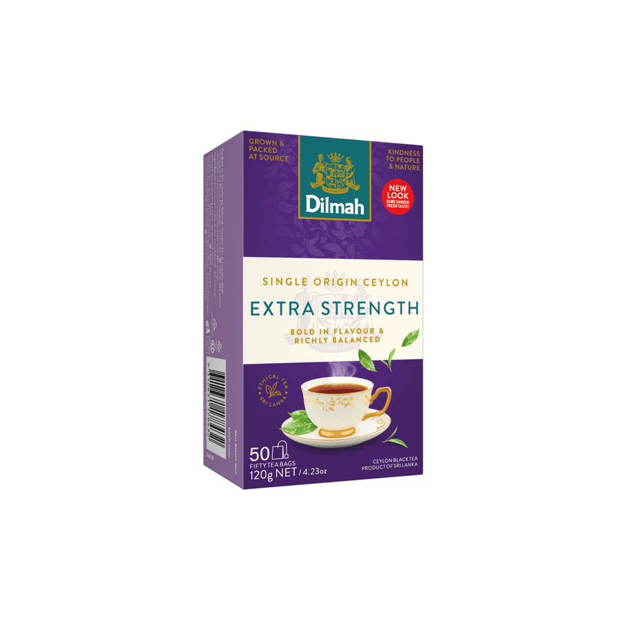 Premium Ceylon Extra Strength Black Tea-50 Tea Bags with Tag