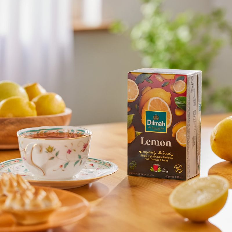 EFT Lemon Ceylon Black Tea-20 Individually Wrapped Tea Bags