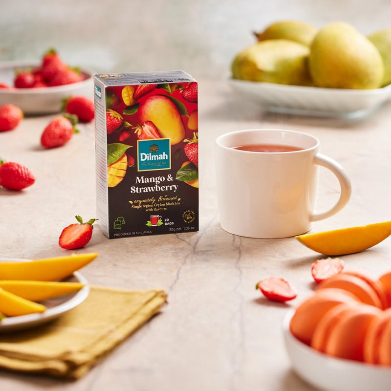 EFT Mango & Strawberry Ceylon Black Tea-20 Individually Wrapped Tea Bags