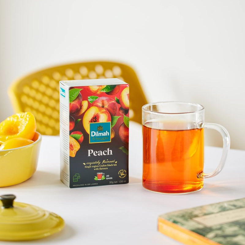 EFT Peach Ceylon Black Tea-20 Individually Wrapped Tea Bags