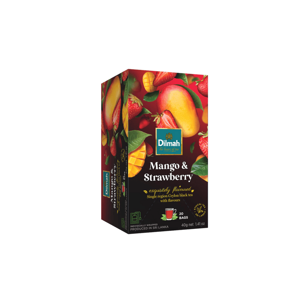 EFT Mango & Strawberry Ceylon Black Tea-20 Individually Wrapped Tea Bags