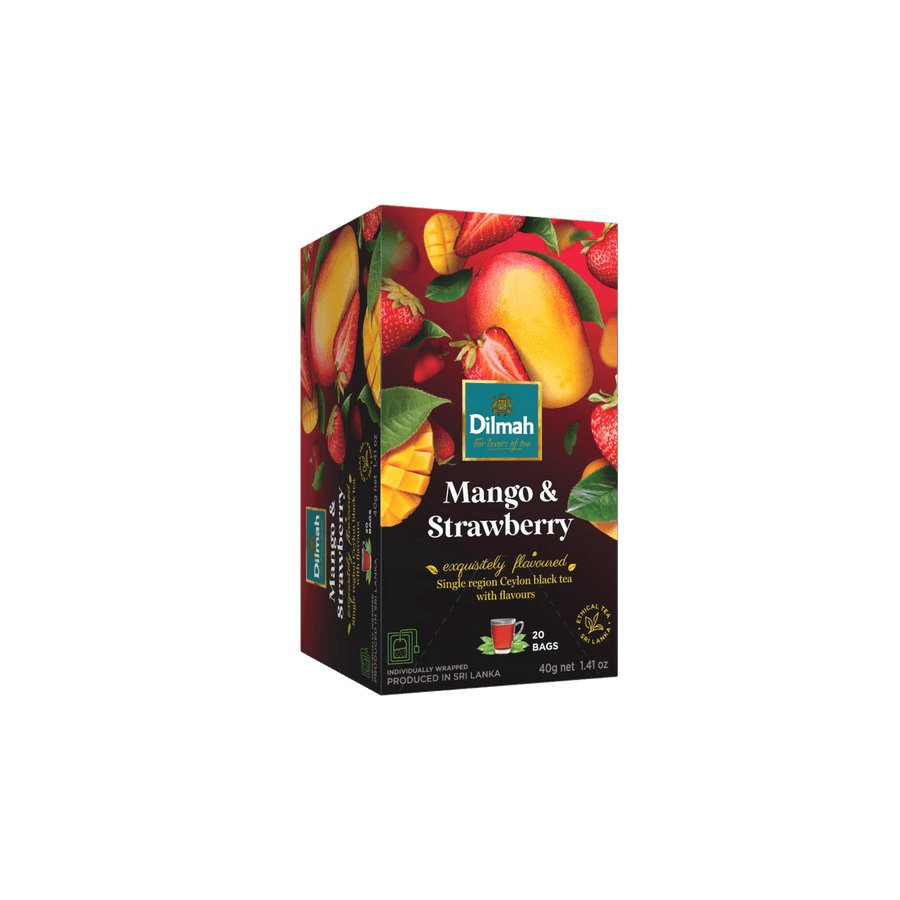 EFT Mango & Strawberry Ceylon Black Tea-20 Individually Wrapped Tea Bags