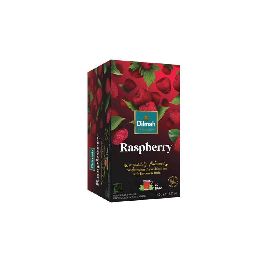 EFT Raspberry Ceylon Black Tea-20 Individually Wrapped Tea Bags