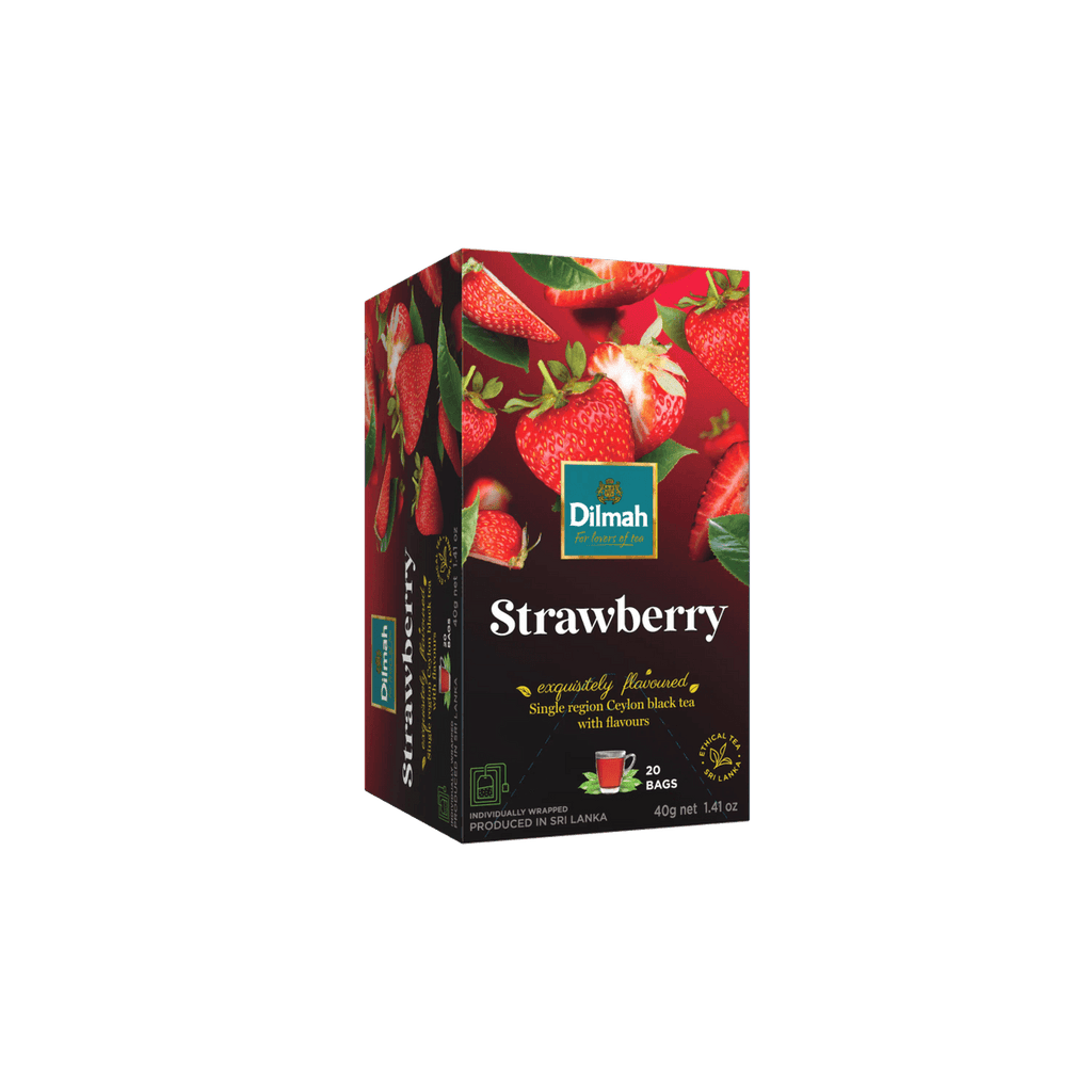 EFT Strawberry Black Tea-20 Individually Wrapped Tea Bags