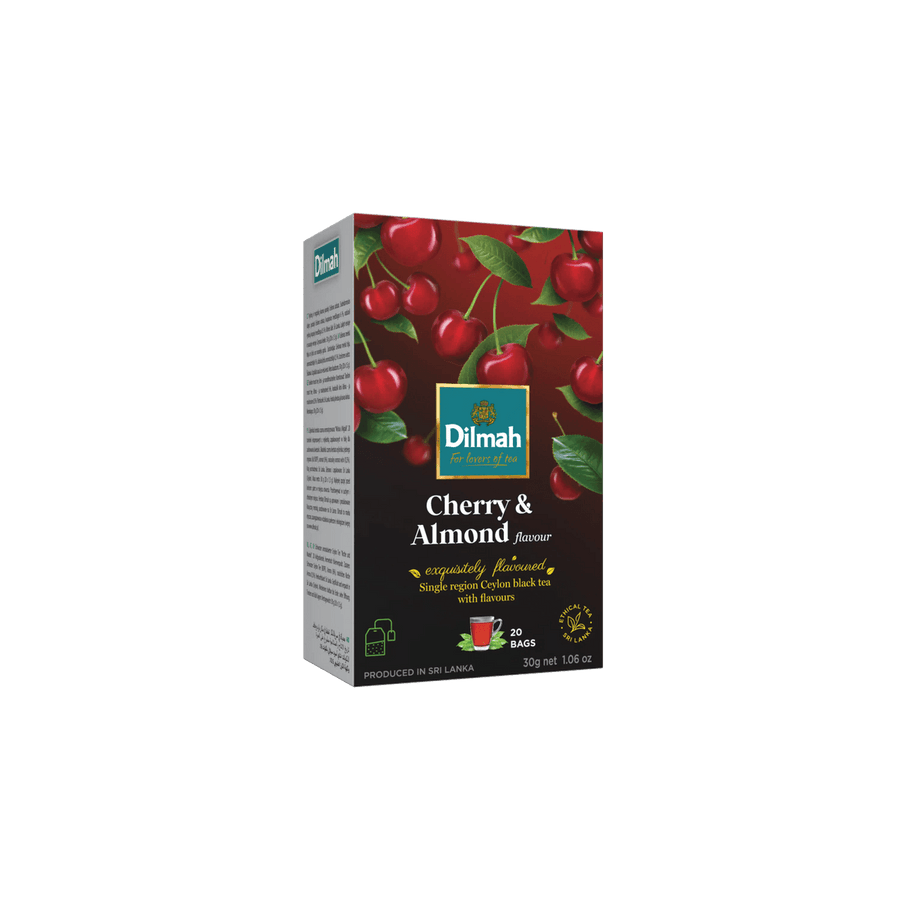 EFT Cherry & Almond Ceylon Black Tea - 20 Tea Bags with Tag