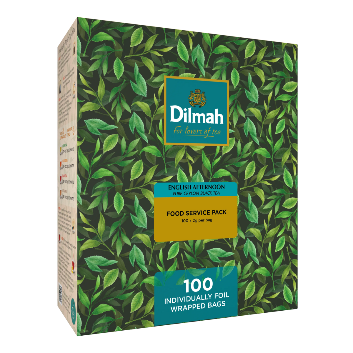 Gourmet English Afternoon Ceylon Black Tea-100 Individually Wrapped Tea Bags
