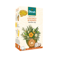 Green Rooibos Coconut & Mango Infusion-20 Tea Bags with Tag