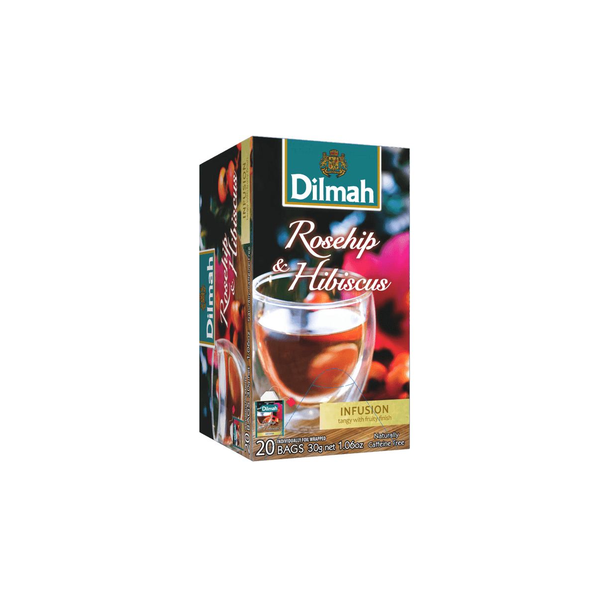 Rosehip & Hibiscus Infusion-20 Individually Wrapped Bags