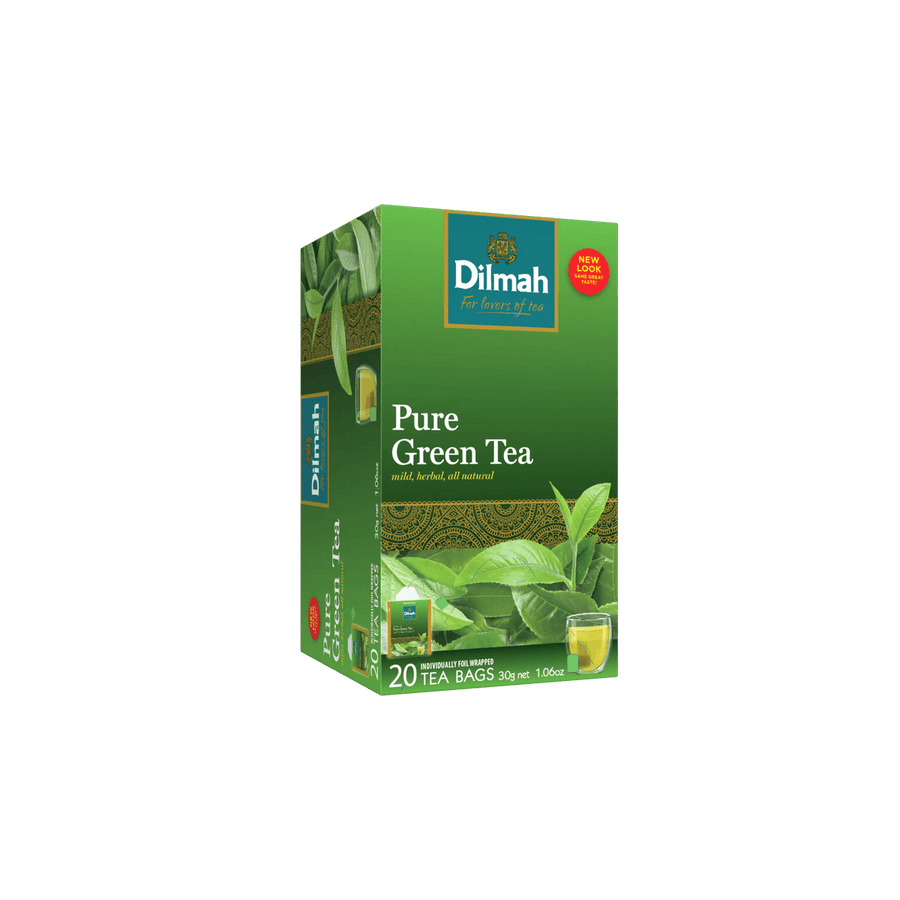 Pure Green Tea-20 Individually Wrapped Tea Bags