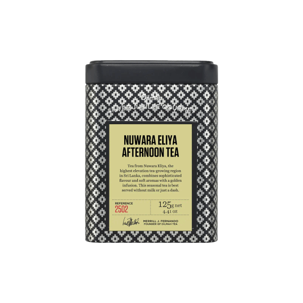 Silver Jubilee Nuwara Eliya Afternoon Ceylon Black Tea Tin Caddy-125g Loose Leaf