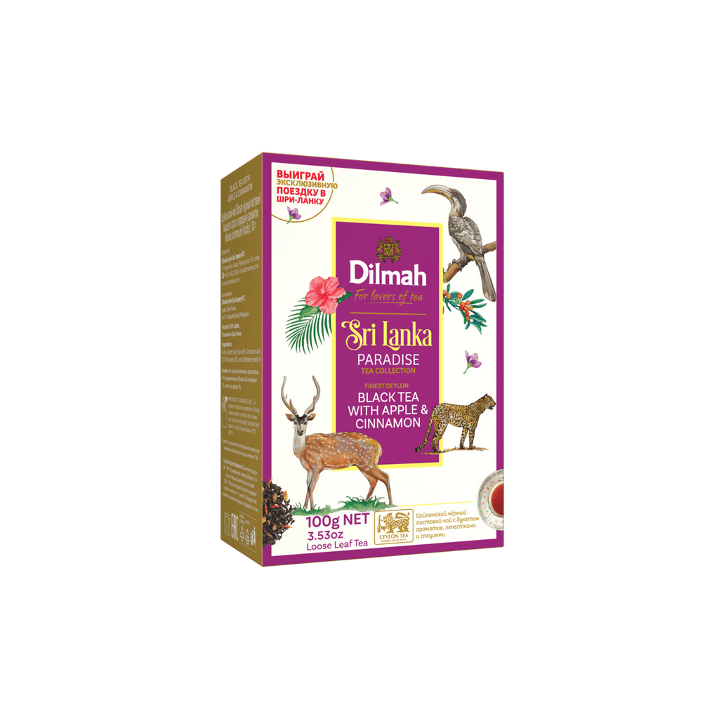 Dilmah Paradise Apple & Cinnamon Ceylon Tea - Loose Leaf 100g