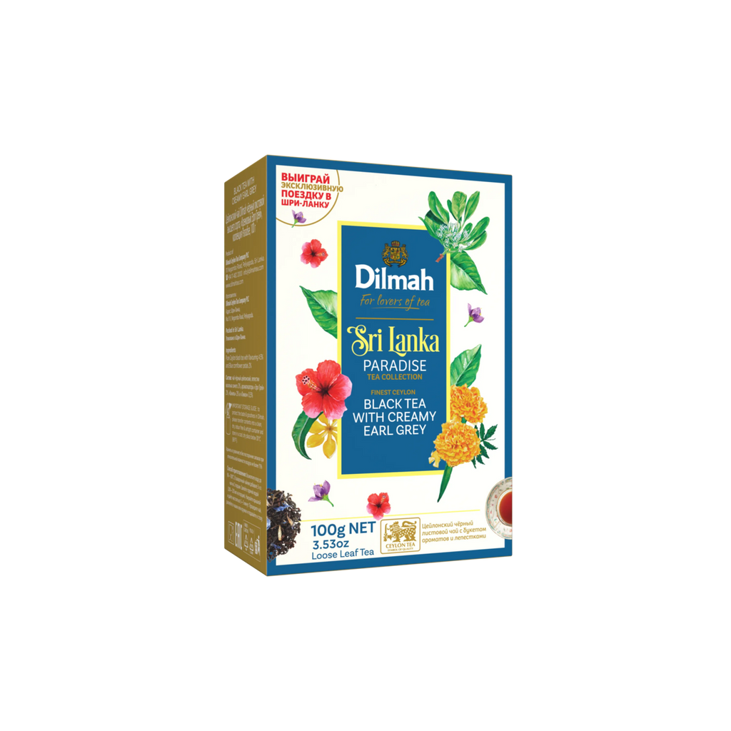 Dilmah Paradise Creamy Earl Grey Ceylon Black Tea - Loose Leaf 100g