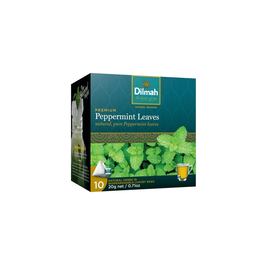 Inspiration Pure Peppermint Leaves Herbal Infusion – 10 Luxury Leaf Bags
