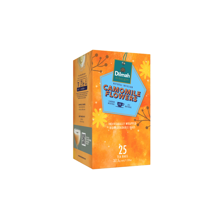 YUM Camomile Flowers Infusion Pack - Individually Wrapped Tea Bags