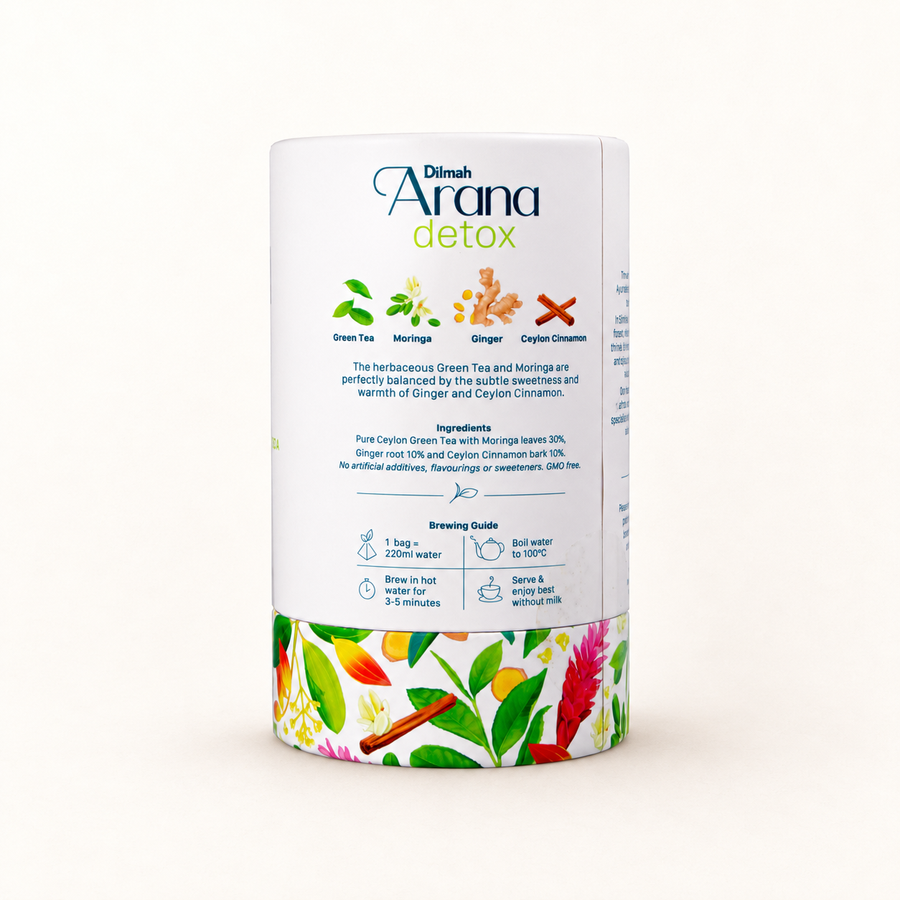 Arana - Green tea Moringa Ginger & Cinnamon Infused Tea