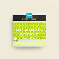 Exceptional Arabian Mint with Honey Ceylon Black Tea-20 Luxury Leaf Tea Bags