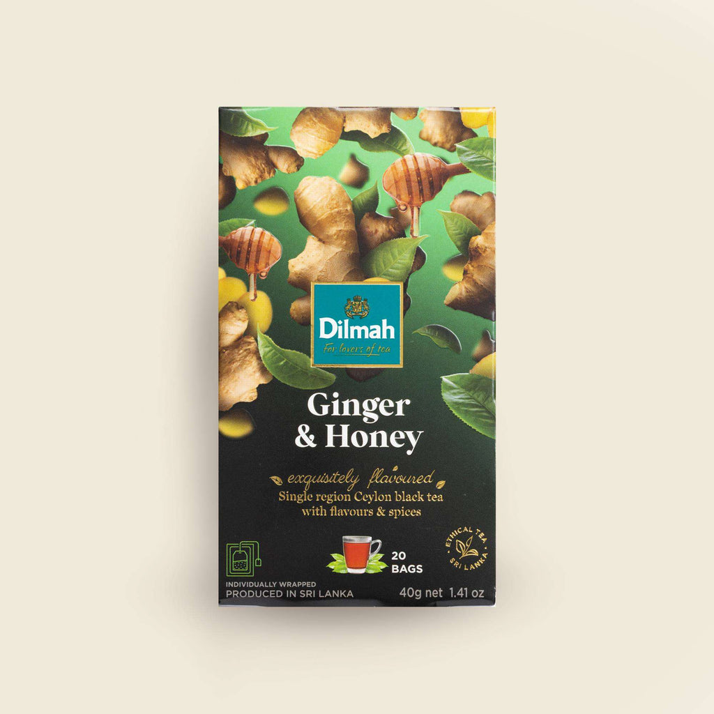 EFT Ginger & Honey Ceylon Black Tea-20 Individually Wrapped Tea Bags