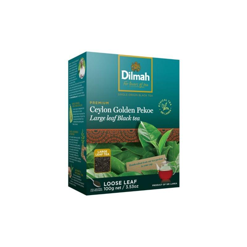 Dilmah Premium Ceylon Golden Pekoe Large Leaf Black Tea – 100g Loose Leaf