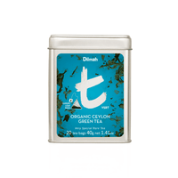 t-Series VSRT Organic Ceylon Green Tea Tin Caddy-100g Loose Leaf