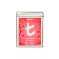 t-Series Natural Rosehip with Hibiscus Infusion Tin Caddy-90g Loose Leaf