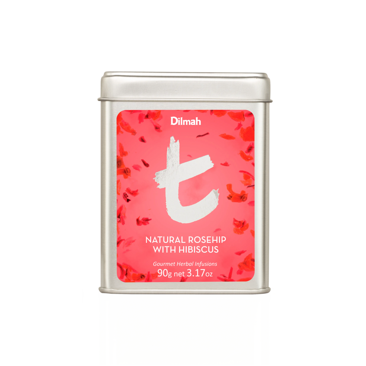 t-Series Natural Rosehip with Hibiscus Infusion Tin Caddy-90g Loose Leaf