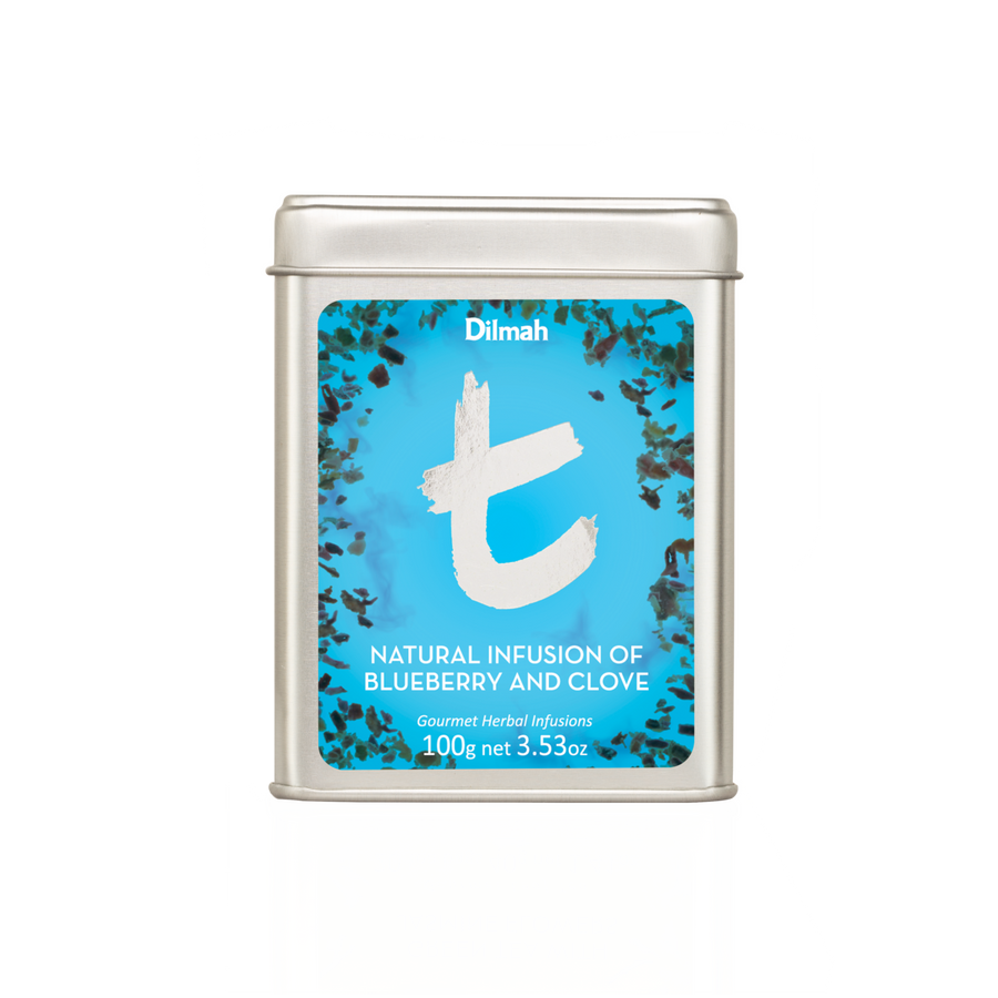 t-Series Natural Blueberry and Clove Infusion Tin Caddy-100g Loose Leaf
